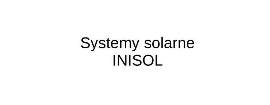 Systemy solarne inisol