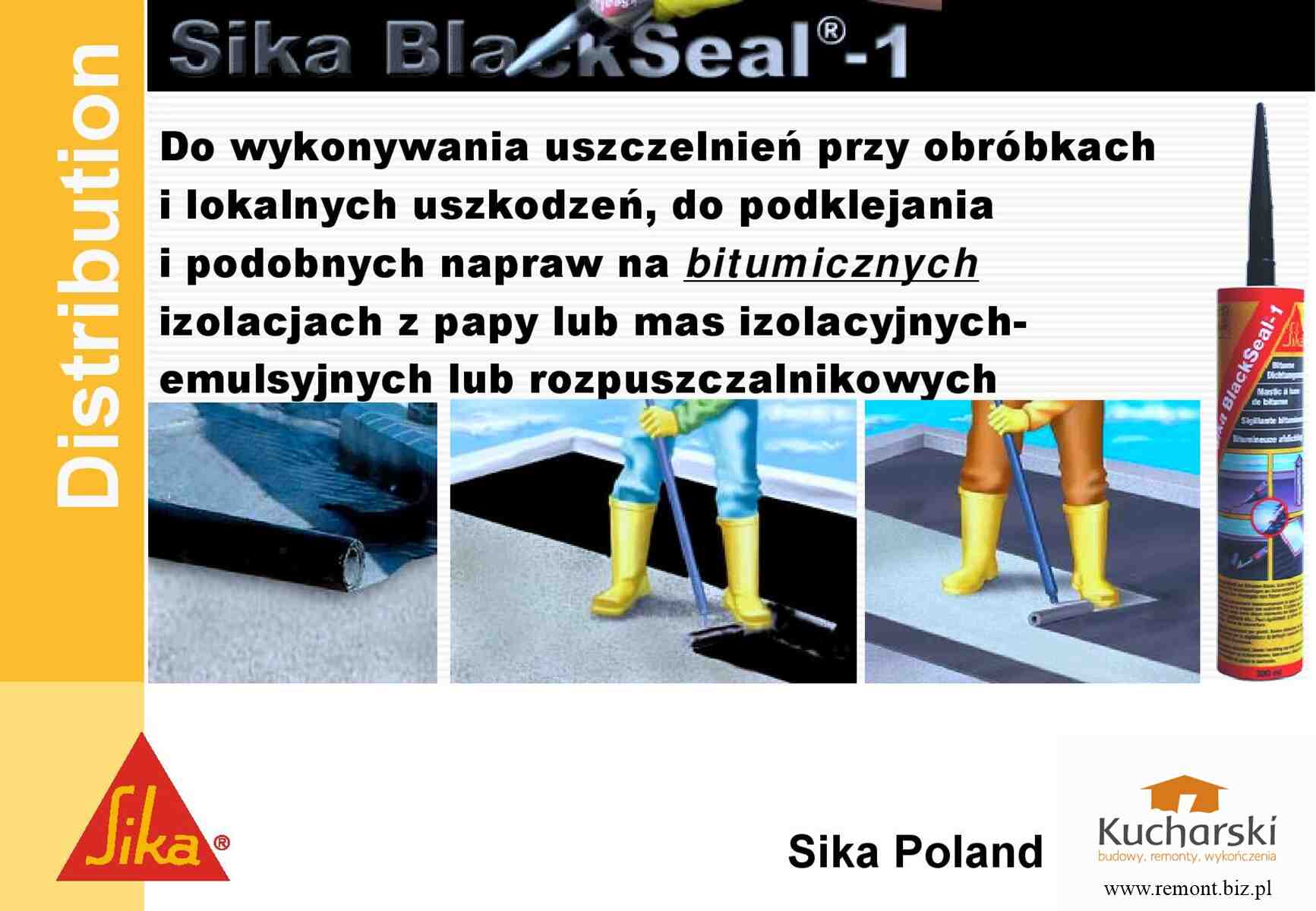 Sika® BlackSeal ® - 1 Bitumiczny uszczelniacz dekarski