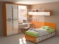 Projekt pomarańczowy pokój dla dziecka