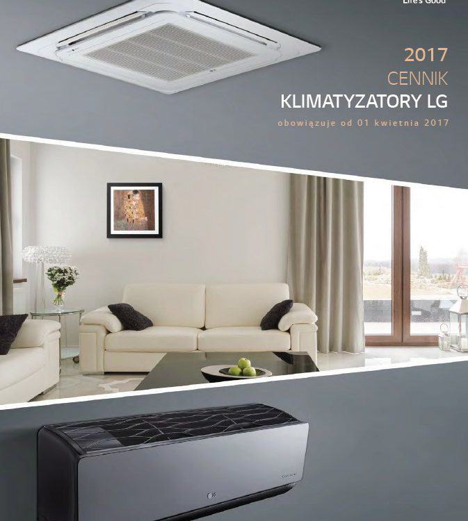 Klimatyzatory LG katalog cennik 2017