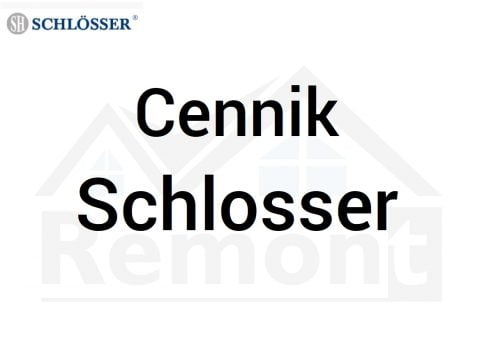 Cennik Schlosser
