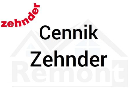 Cennik Zehnder