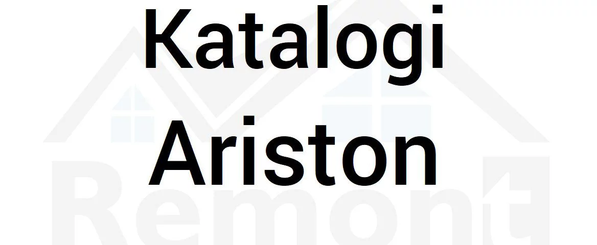Katalogi Ariston