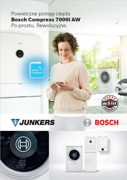 Junkers Bosch Compress 7000i AW - Powietrzne pompy ciepła