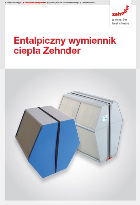 Entalpiczny wymiennik ciepła Zehnder - folder