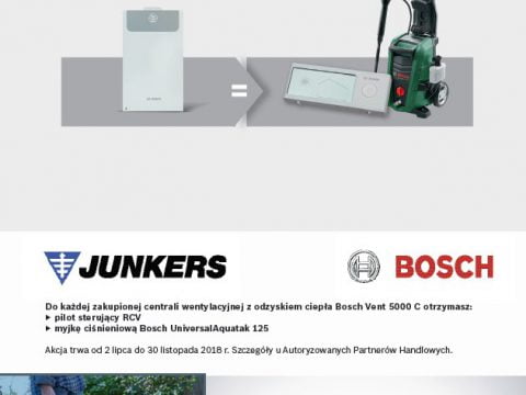 PROMOCJA Zyskaj kupując centralę wentylacyjną Bosch Vent 5000 C