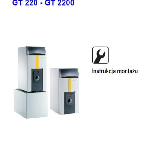 De dietrich olejowo-gazowy kocioł grzewczy GT 220 - GT 2200 - Instrukcja montażu