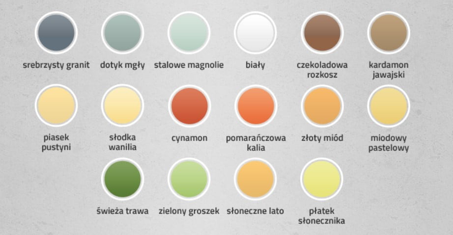Silfas - farba elewacyjna kolory