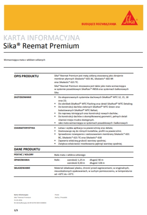 Sika Reemat Premium - A