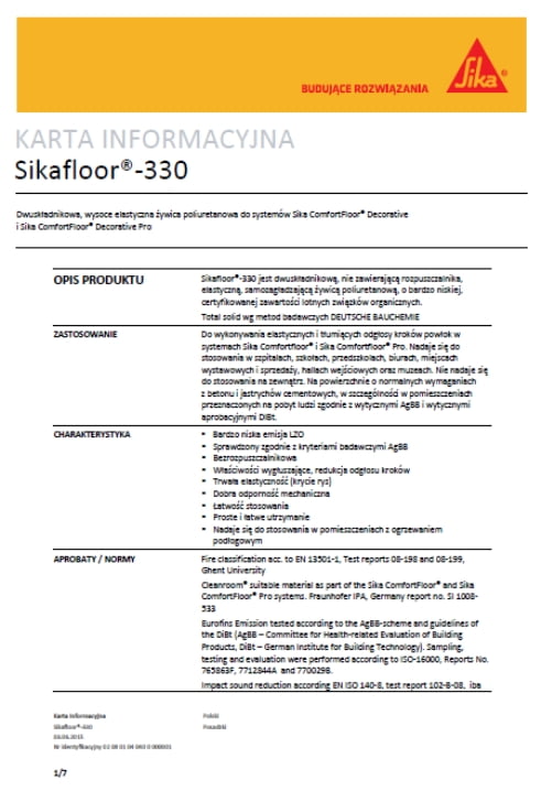 Sikafloor 330 - A