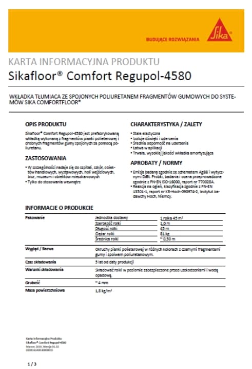 Sikafloor Comfort Regupol-4580