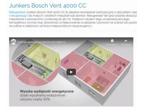 Junkers Bosch Vent 4000 CC