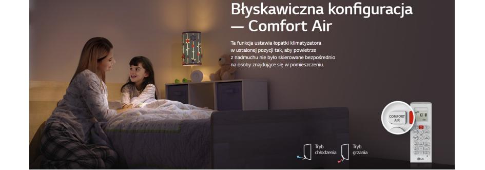 LG Standard – klimatyzator - Błyskawiczna konfiguracja — Comfort Air - W1