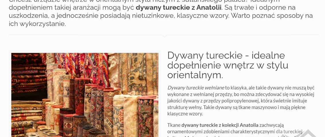 Dywany tureckie - piękno z Anatolii